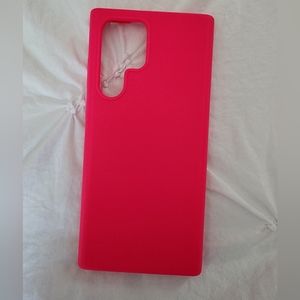 Pink phone case for Galaxy s22 ultra